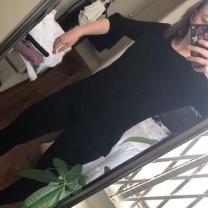 Cozy black multi-purpose Lisette blouse